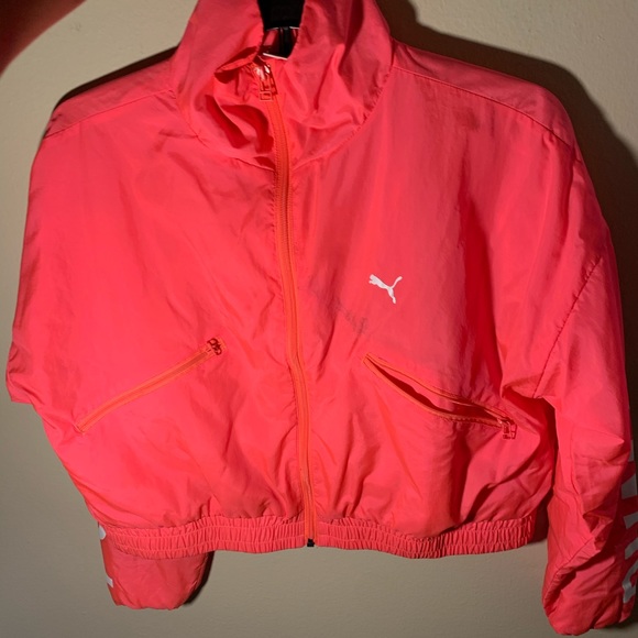Bright Pink Puma Jacket - Picture 1 of 3